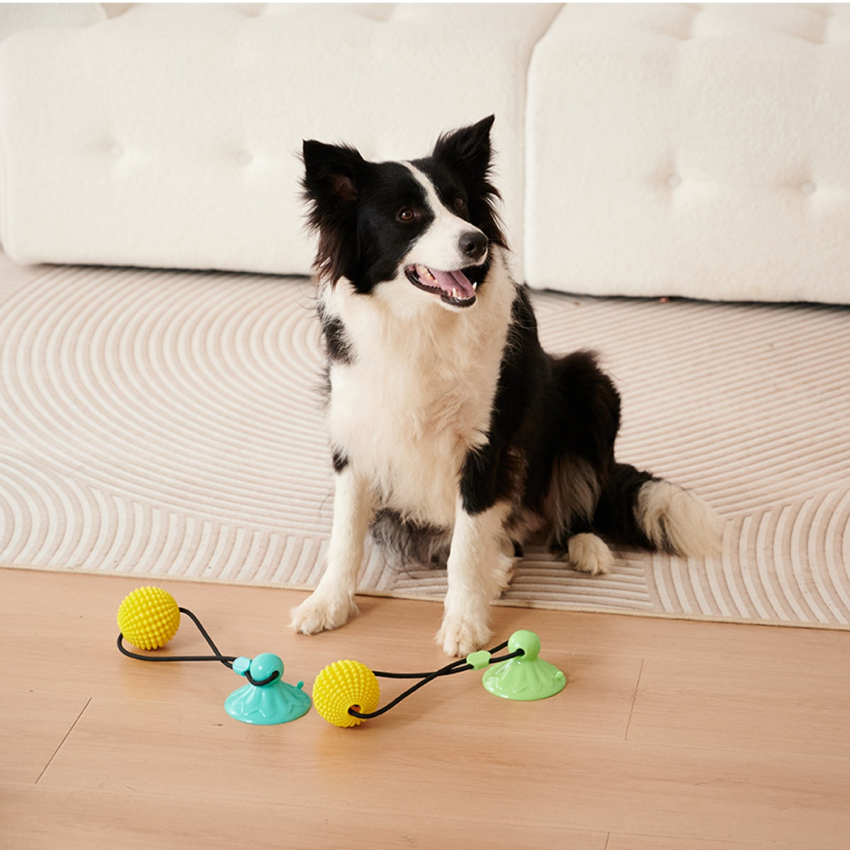 Corn Ball Chew Toys For  Interactive Suction Cup Dog Tug Of War Toys Teething Rope Toys For Dog Boredom Enrichment Teeth Cleaning For Medium Large Dogs